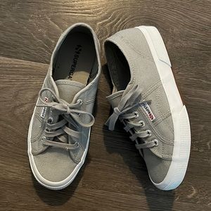 Grey Superga 2750 Cotu Classic Lace Up Sneaker